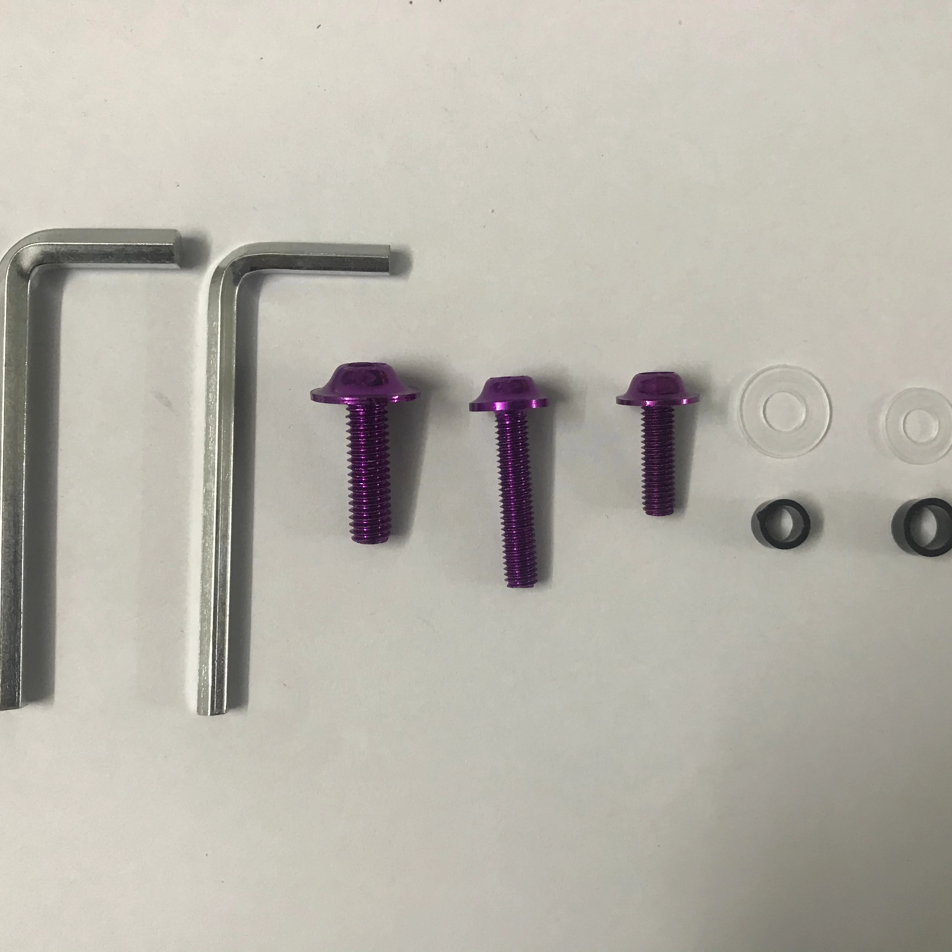 

2021 WHSC Hot Selling Wholesale purple Good Big CC Street Sports Bike Motorcycle Screw Kit Lag Kit Bolt Kit 155PCS In One Box, Unpainted color: white color