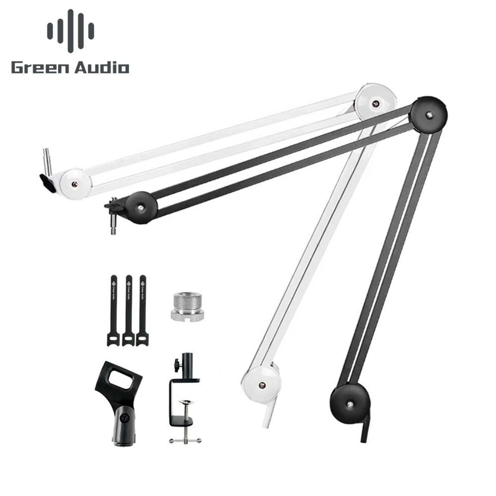 

GAZ-40 Best Selling Amazon Mic arm stand microphone scissor Condenser microphone stand, Ceramic black,white