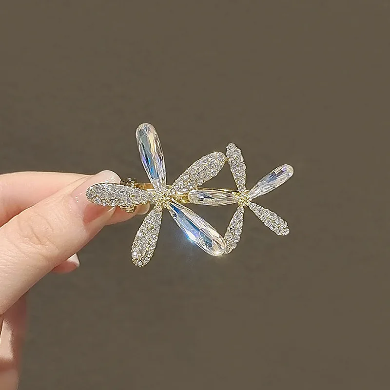 

Wholesale Cute Crystal Girls Mini Hair Clips Headdress Flower Women Hair Jewelry Clips