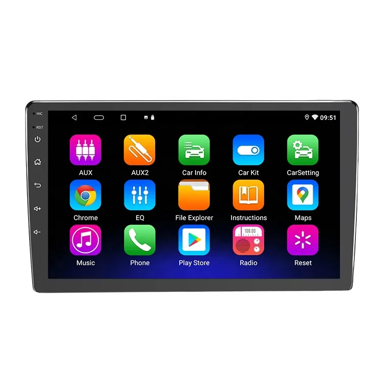 

Universal Gps Navigation Double 2 Din 10inch Headunit Android Head Unit Stereo Car Dvd Audio Player