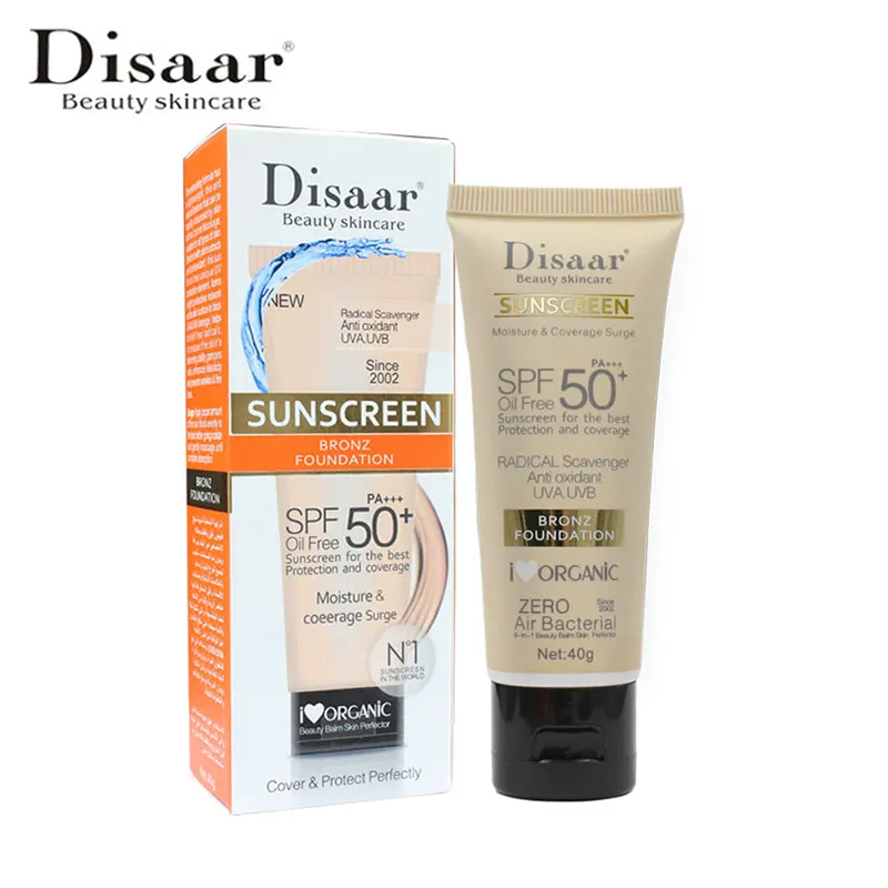 

Disaar Facial Body Sun Screen Whitening Cream Oil Free Sunblock SPF 50 Sunscreen Cream