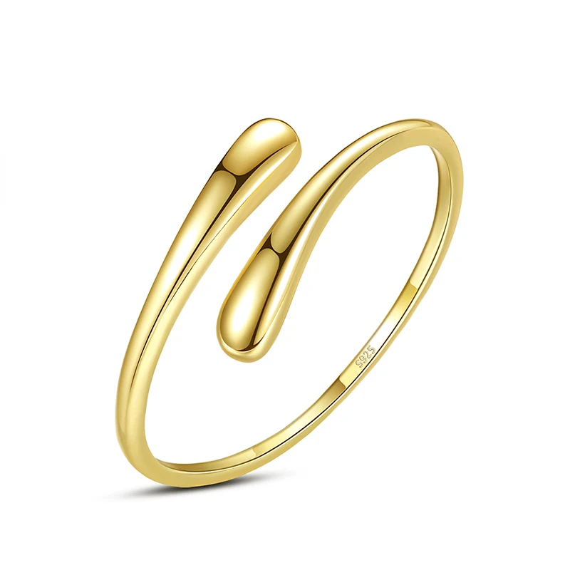 CZCITY Fashion Classic Gold Plated Rings for womens Jewelry Geometric Spring Rings High Quality