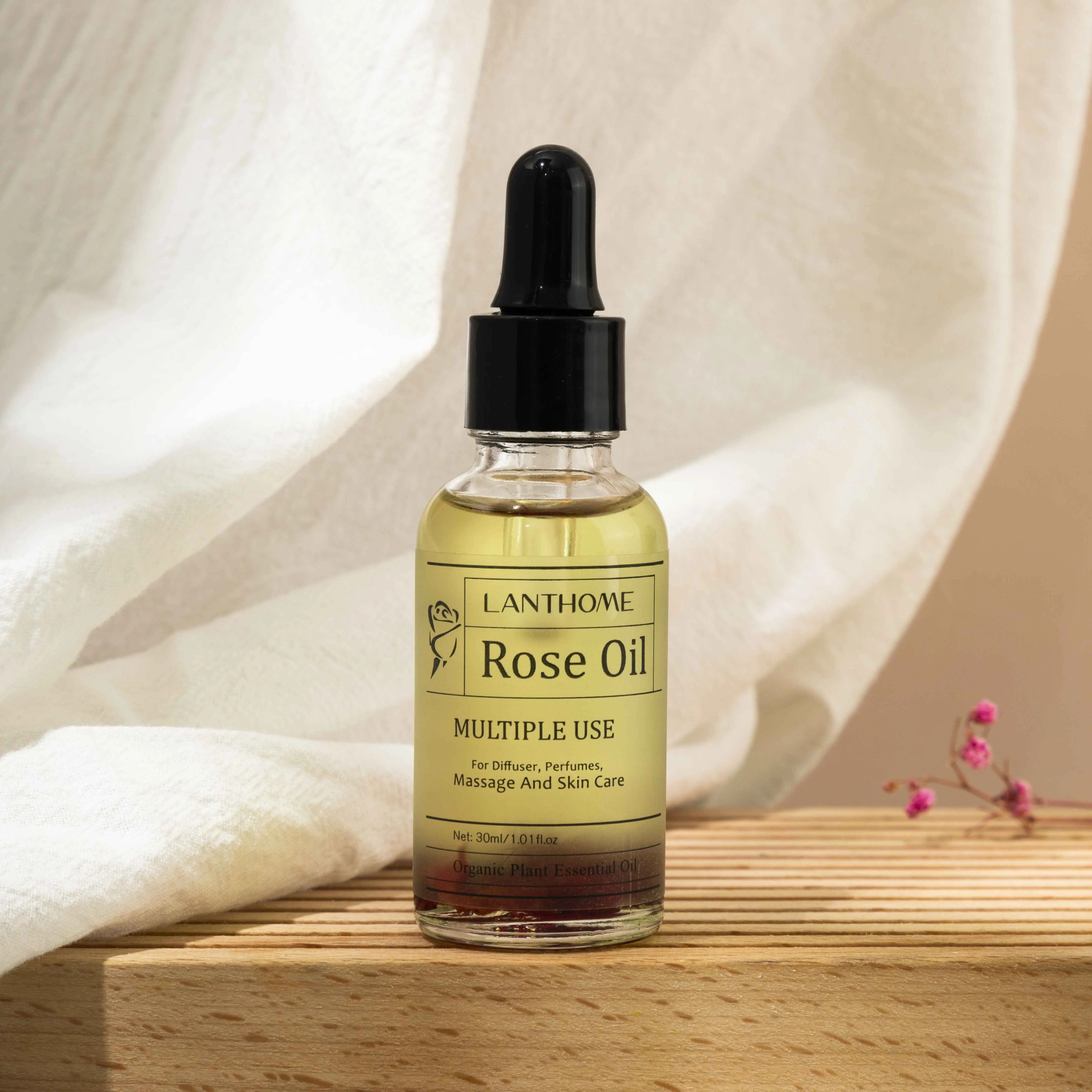 

Wholesale Private Label Organic Vegan Fragrance Bulk Dark Rose Otto Petal Face and Hair Body Water 100% Pure Rose Essential Oil
