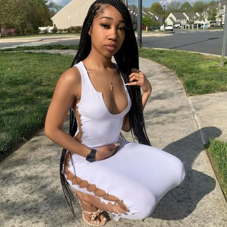 

2021 New Arrivals Wholesale Hot Night Sexy Mini Bodycon Summer Dress Sleeveless Sling Clothes Female Women Clothing Dress