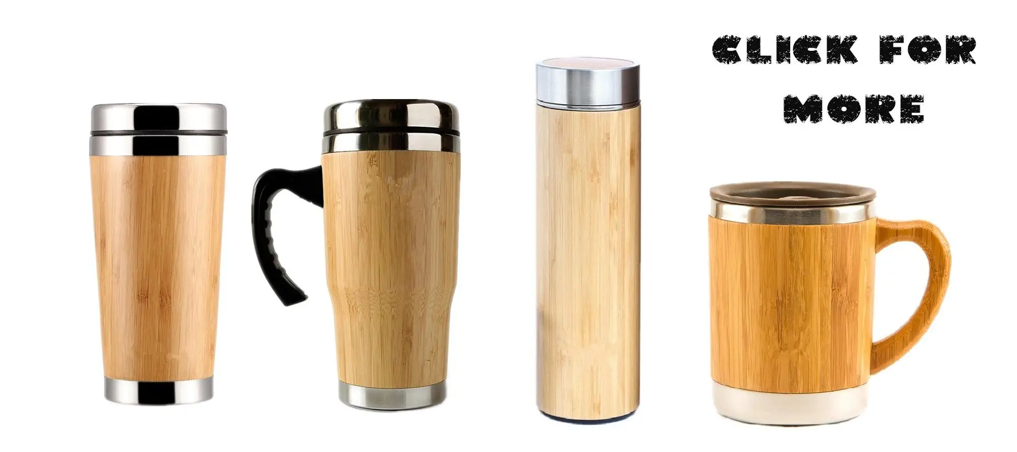 Fda Pass Bpa Free Bamboo Travel Coffee Mug Thermos With Quickseal Lid