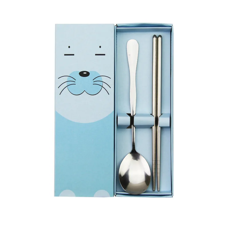 

LT022 Chopsticks Spoon Two-piece Tableware Set Outdoor Travel Personal Tableware Chopsticks and Fork Cutlery Set