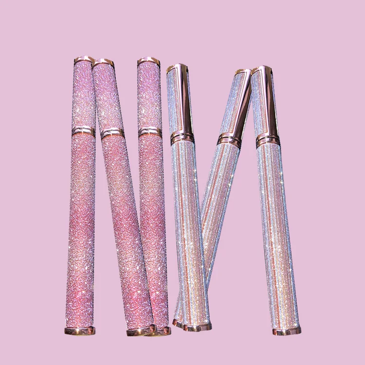 

Upgraded Hologram Eyeliner Box Waterproof Black Adhesive Pen Wear Normal False Eyelashes Luxurious Glue Eyeliner Packaging, Black, clear and white