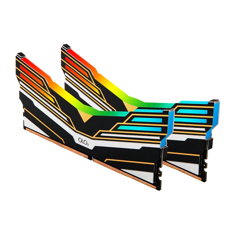 

OLOy WarHawk RGB 8GB 16GB gaming pc memory DDR4 3000 3200 3600mhz game memoria ram, Black red