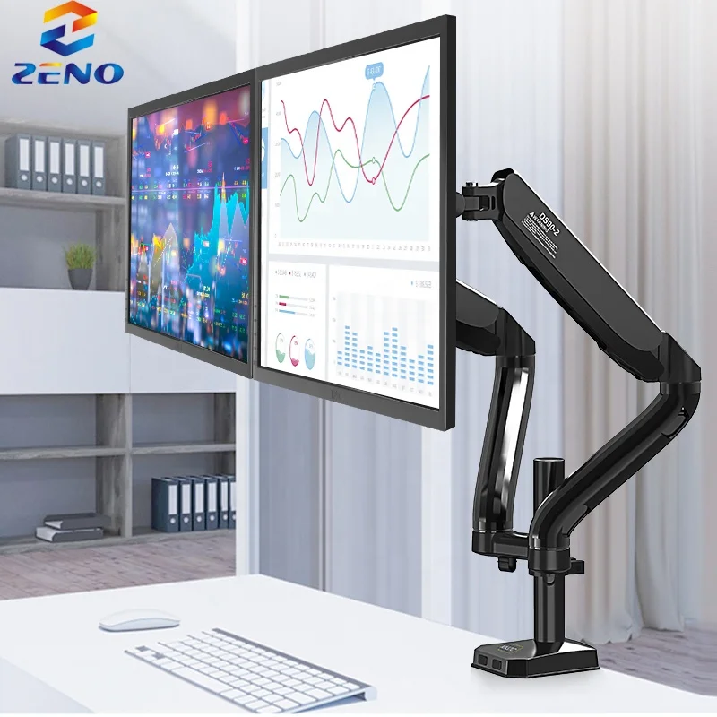

Dual Arm Desk Monitor Mount Computer Holder Desk Monitor Stand