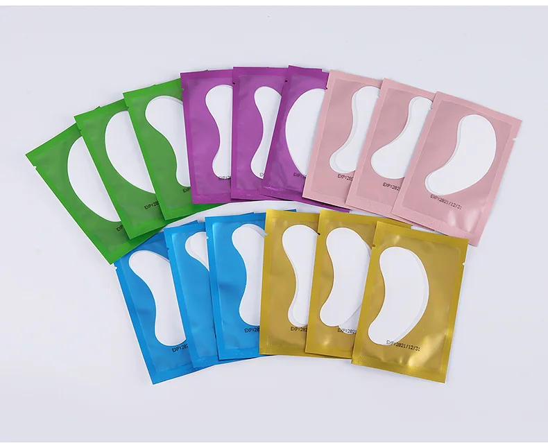 

2020 New Arrival Pink Private Label Collagen Sequin Under Eye Patches For Eyelash Extensions, Customized color