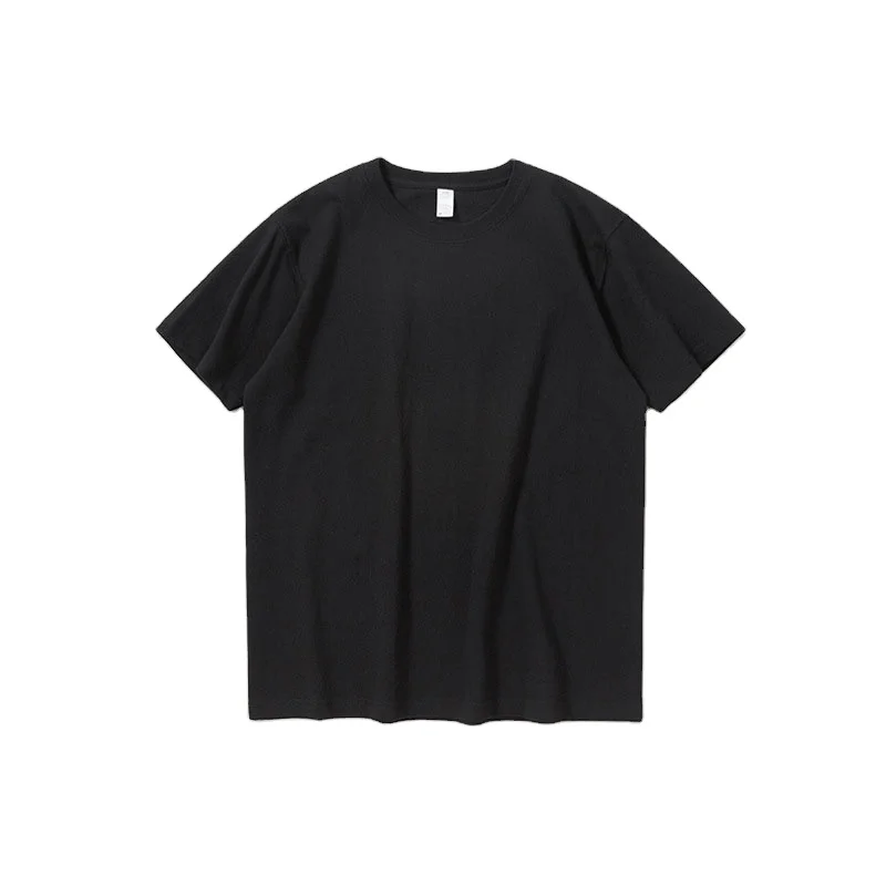 

men thick cotton luxury tshirt custom print logo short sleeve over sized t shirt