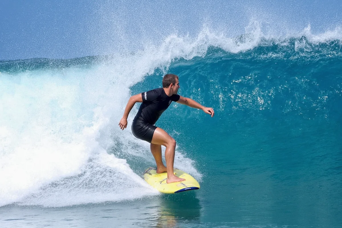 where is the olympic surfing being held