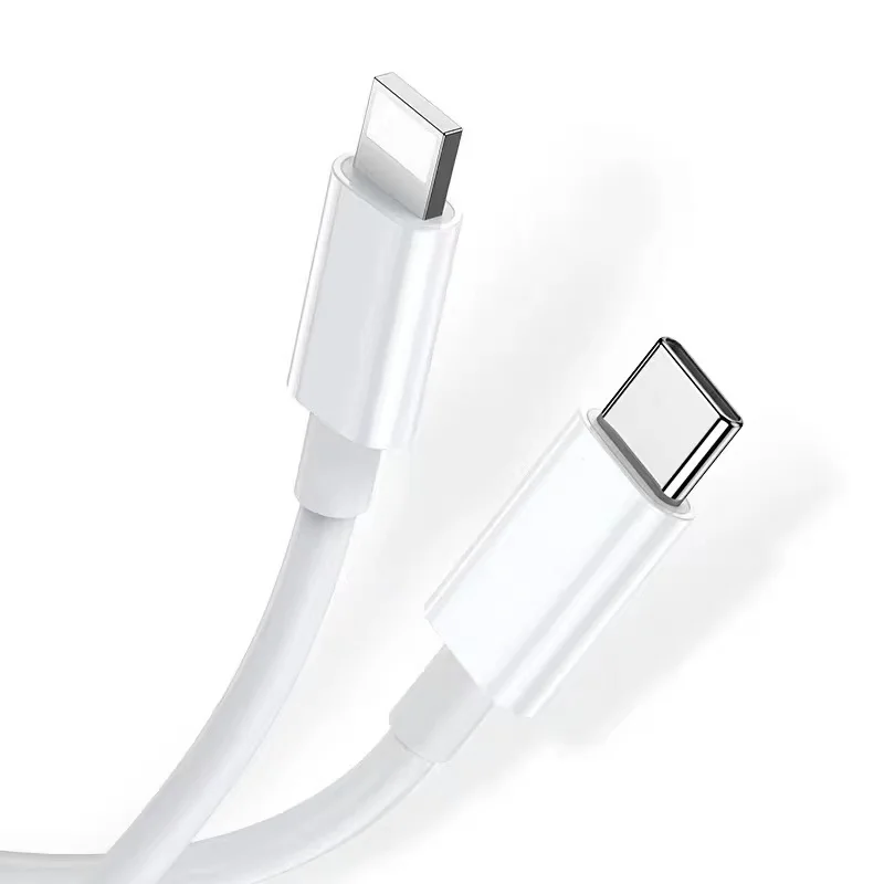 

PC Fireproof Material USB PD 3.0 Wall Charger TYPE-C Quick Charge Cable 20w PD Power Adapter, White