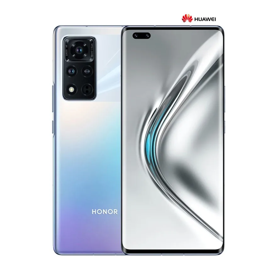 

Brand New Original Huawei Honor V40 5G Cell Phone 8+256GB OTG NFC Face Unlock Android 10.0 Mobiles Smartphone