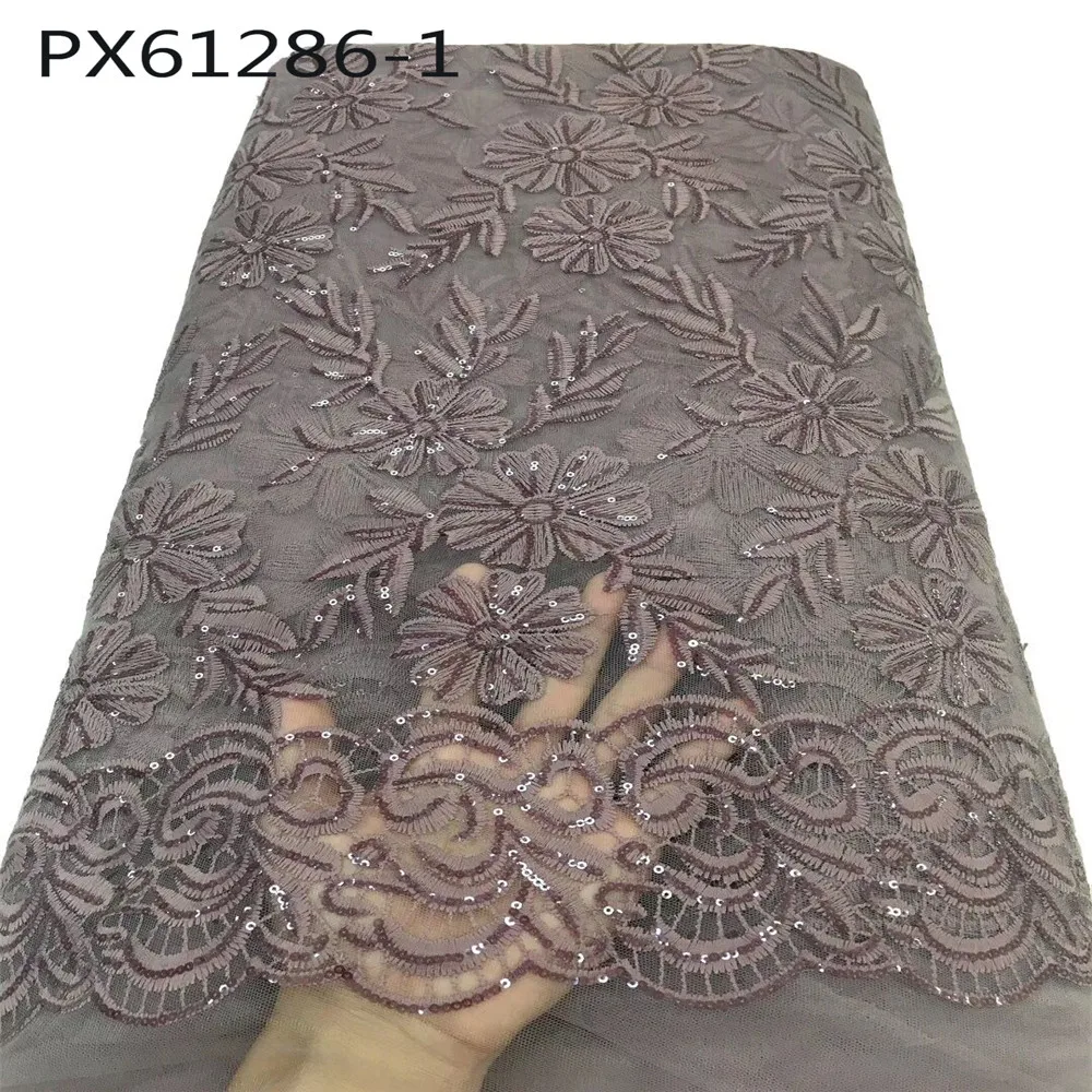 

High quality sequins french net lace full sequins lace schiffli lace embroidery fabrics, Cupion