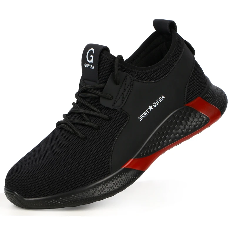 

High quality industrial protective Steel Toe shoe safety, Black