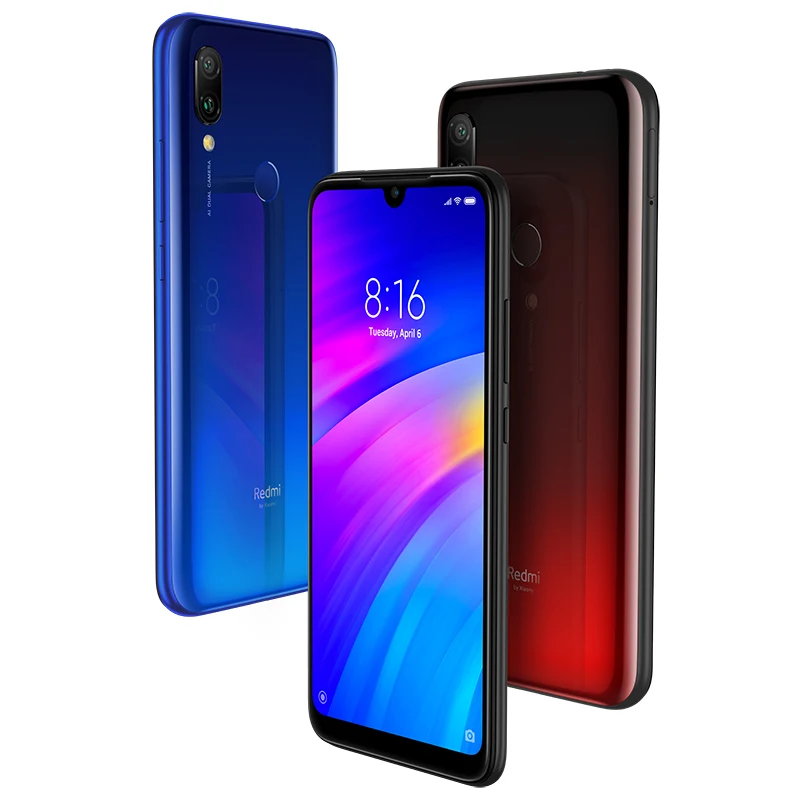 
Cheapest Global Version Xiaomi Redmi 7 3GB 64GB Mobile Phone Snapdragon 632 Octa Core 4000mAh 6.26inch Dual Cameras 