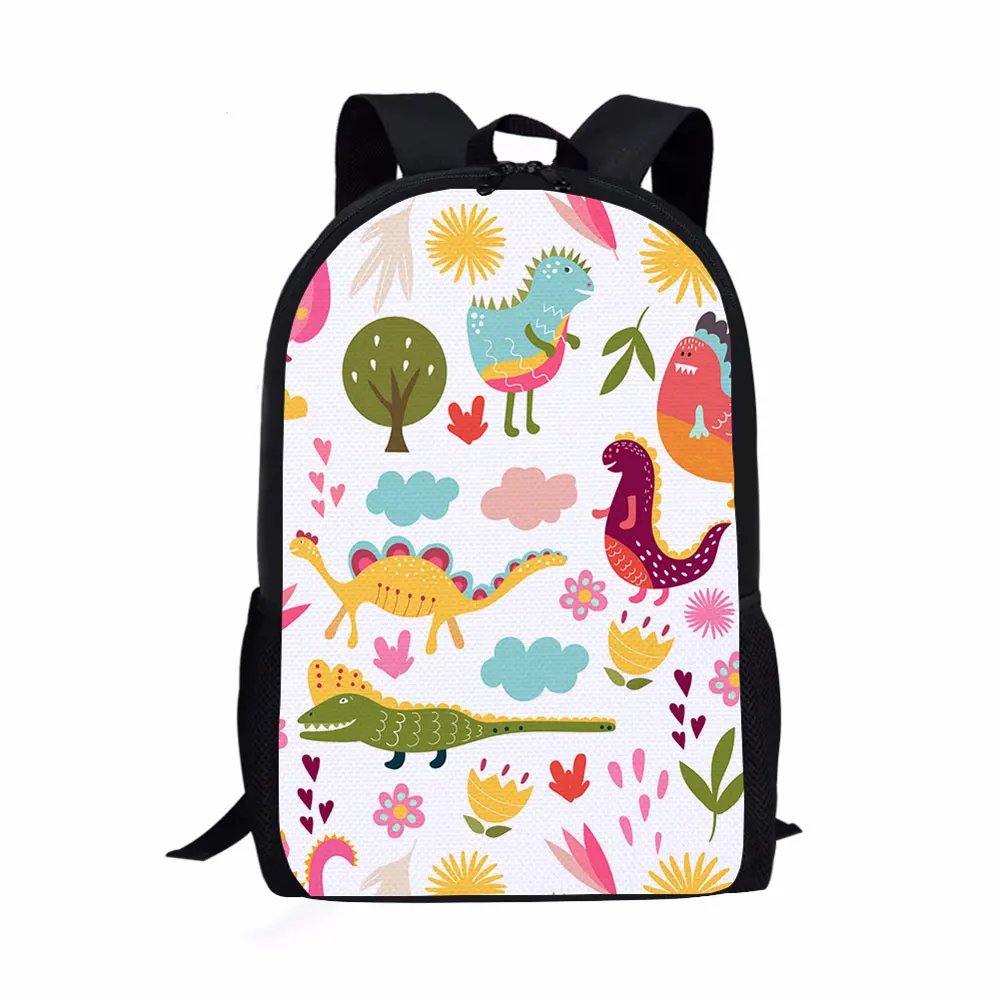 

Customized Dinosaur pattern DIY cartoon picture fashion promotional children kids school bags backpack