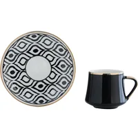 

High Quality Turkish Coffee Cup and Saucer Set 12pcs Espresso Cup With Gift Box Packing