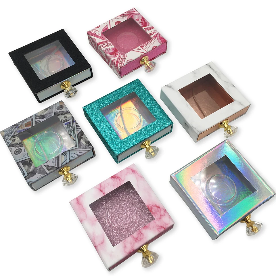 

Luxury 2021 Lash Boxes Self-design Packaging Wholesale Eyelash Boxes
