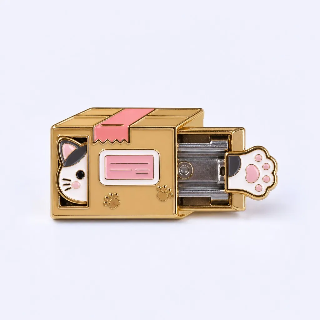 Cat Paw Box Slider Pin