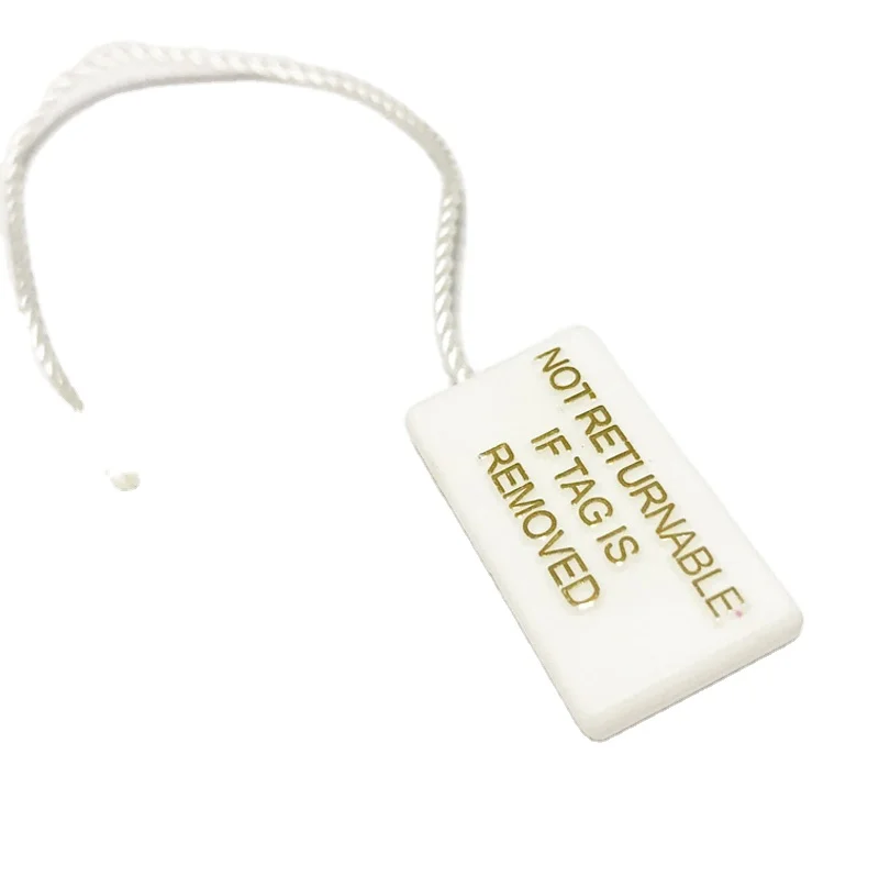 

Custom Gold Print Plastic Hang Tags Watch