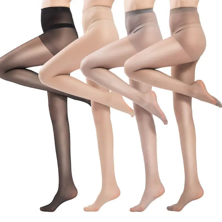 

Wholesale Ultra-Thin Stockings Women'S Core-Spun Silk Spring Autumn Summer Beautiful Legs Bottoming Transparent Socks, Picture