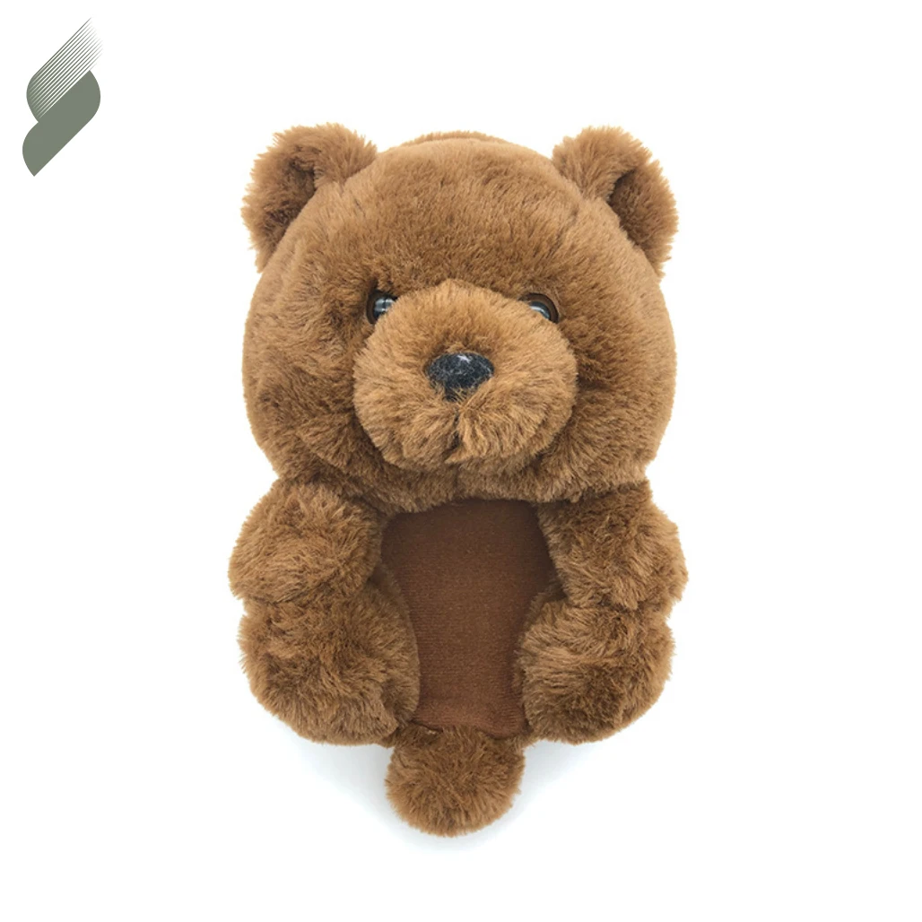 

2021 Wholesale New Arrival Indoor Warm Women's Teddy Bear Plush Furry Slipper, Optional