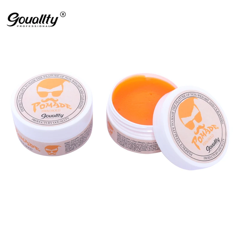 

Professional hair styling products supplier water based gel strong hold easy wash natural bees wax hair matte pomade clay