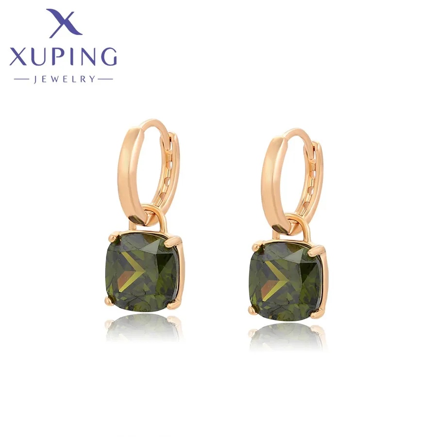 A00918277 XupingJewelry Exquisite Luxury Diamond 18k Gold Jewelry Earrings Valentine's Day Gift Women Earrings