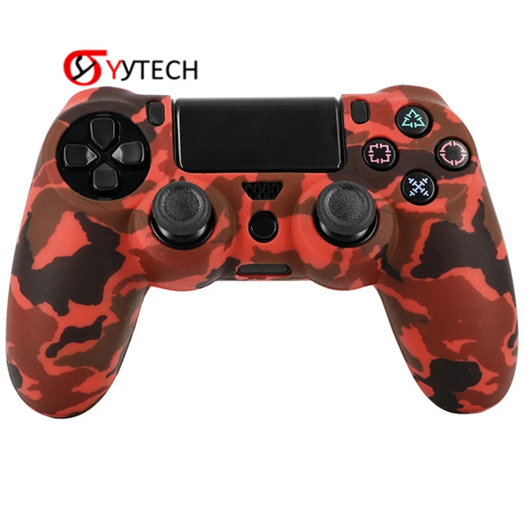 

SYYTECH Soft Rubber Case Cover Protector Silicone Case Controller Cover Case for PS4 Joystick Accessories, Various kinds of pattern option