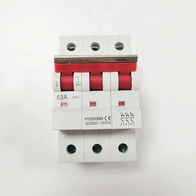 3 Phase 63a Main Switch Function Isolator Switch Buy Isolator