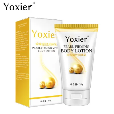 

Yoxier Pearl Firming Body Lotion Slimming Cellulite Massage Remove Stretch Marks Cream Treatment Body Skin Care, White cream