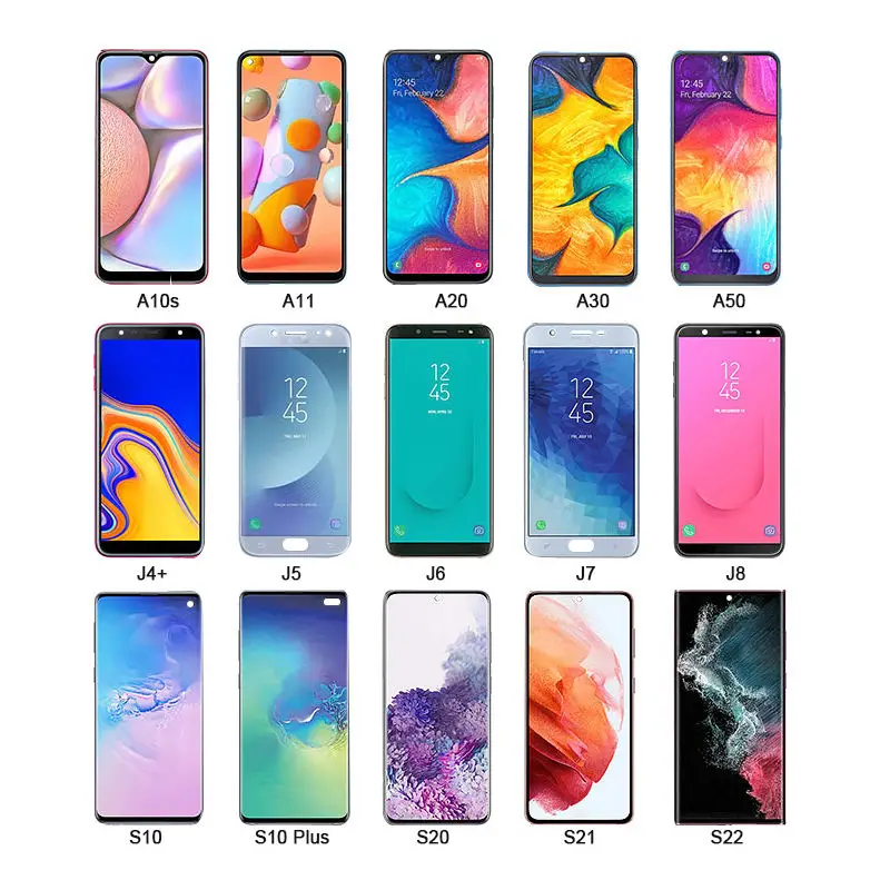 

LCD Touch Screen Display for Samsung Galaxy S6 Edge S7 S8 Plus S9 S10 Plus S10e S20 S21 S22 Ultra LCDs A10 A11 A31 A51 A71