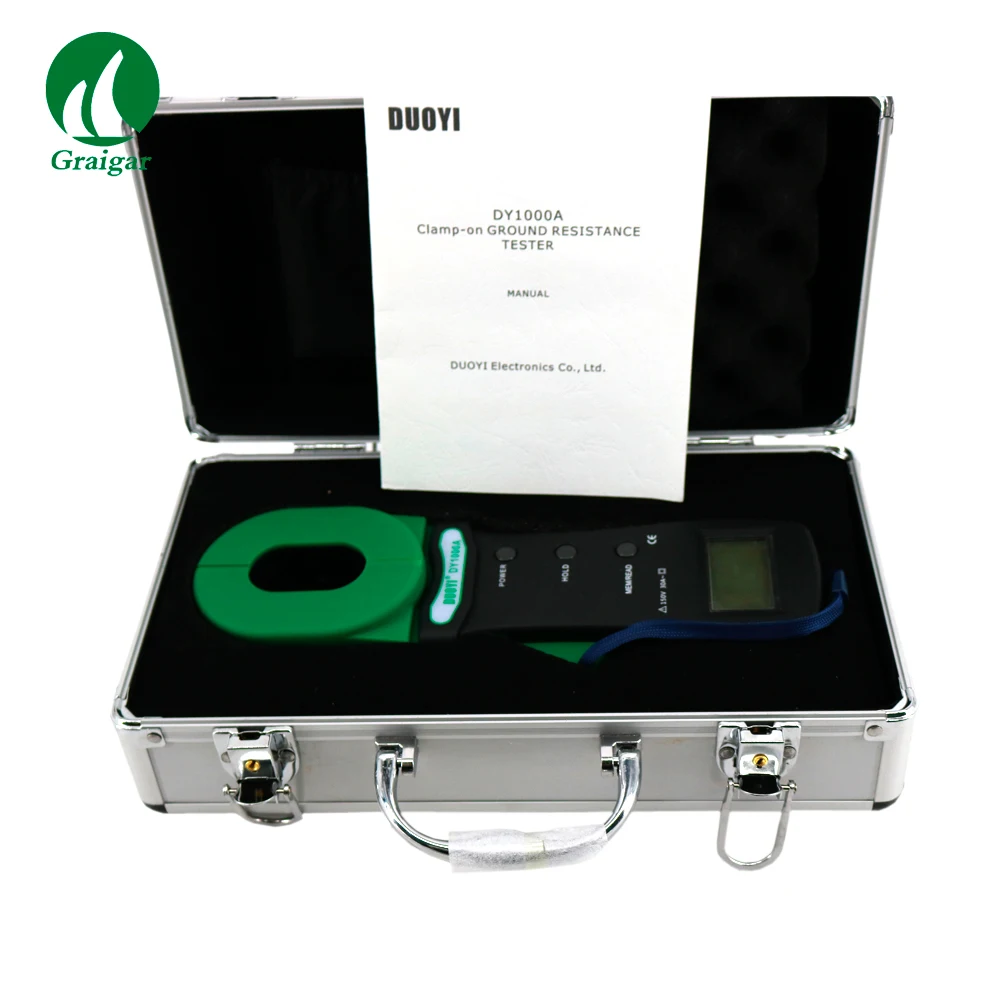 

DY1000A Digital Clamp-on Ground Resistance Tester Meter 0.01Ohm Resolution