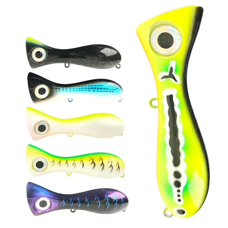 

Hard plastic fishing lure 100mm 29g popper Hard Bait Pike/Bass Mini Fish Wobblers Pesca popper