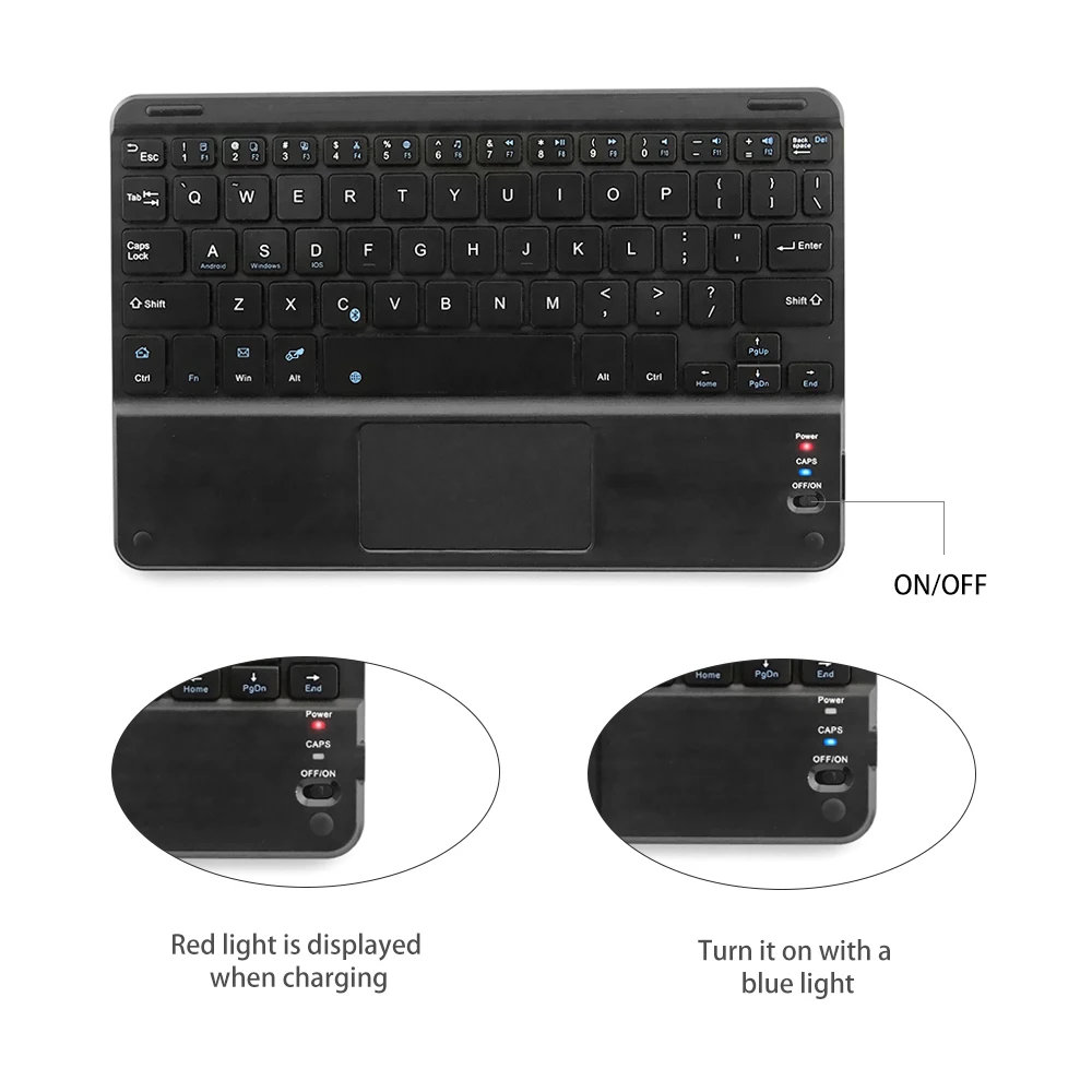 wireless keyboard and touchpad for pc