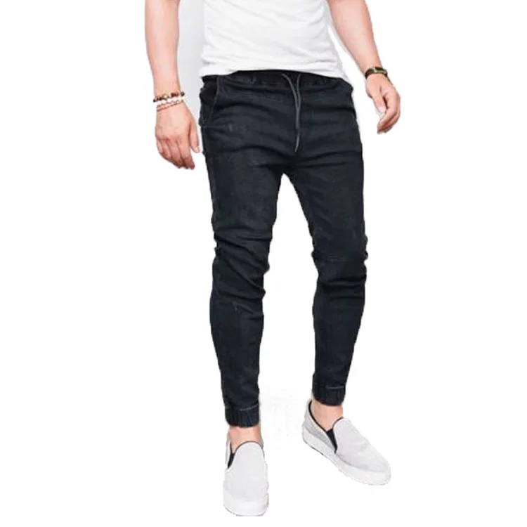 

The manufacturer sells men's jeans directly to Europe and The United States 2018Wish Amazon sells men's jeans with lace-up and r