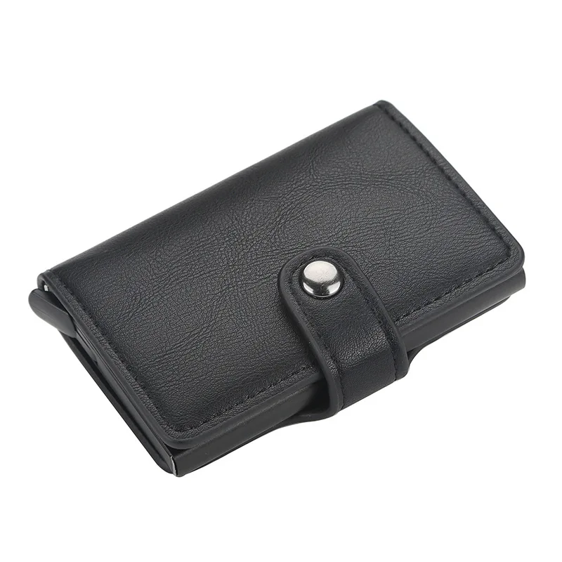

New Style Automatic Popup Bank,Credit,Business,ID Card Holder For Women and Men,RFID Protection Block Card Case Wholesale, 5 colors