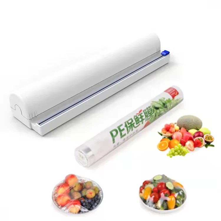 

Best Home Kitchen Tools Film Cling Saran Wrap Film Plastic Wrap Dispenser Cutting Cling Film Cutter