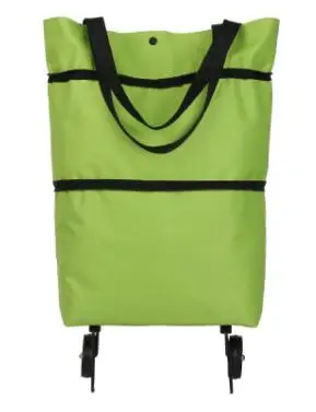 
Encai Folding shopping bag with wheels Wheeled Market Trolley Bag 
