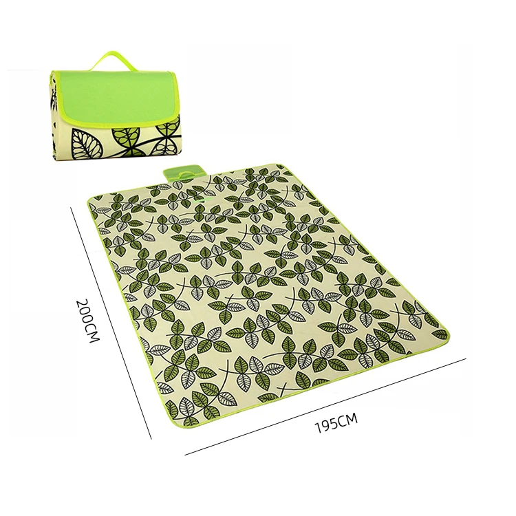 

Zhoya Oversize Sand Free Beach Mat Waterproof Sand Proof Camping Beach Blanket Pocket Picnic Mat Portable, As shown in green