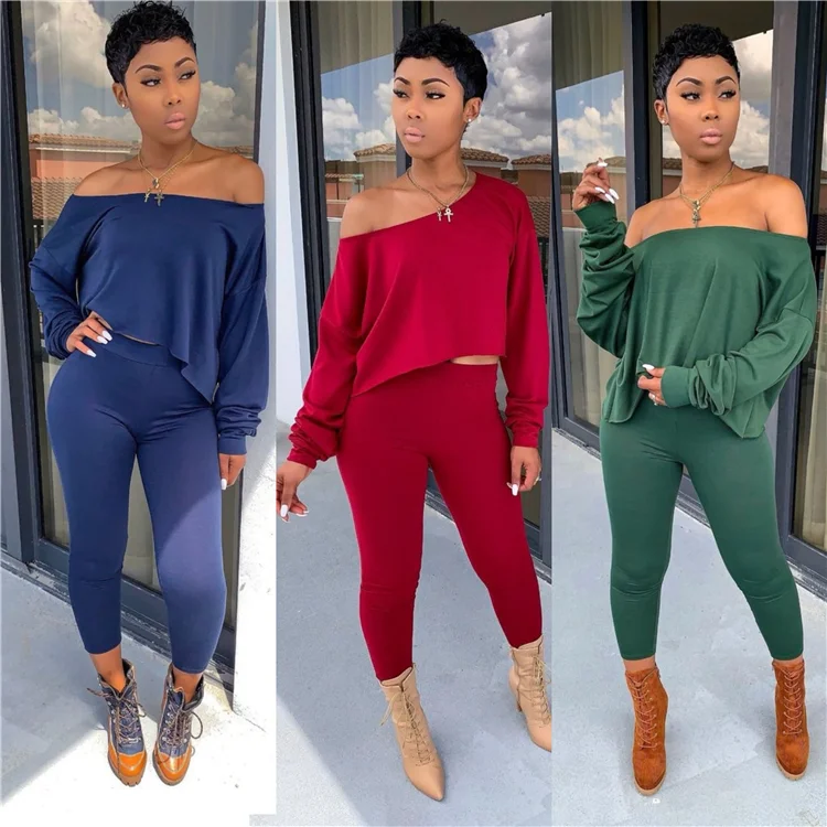 

Amazon hot sale designer pants women two piece outfits women two pieces model casual long sleeve two piece home set