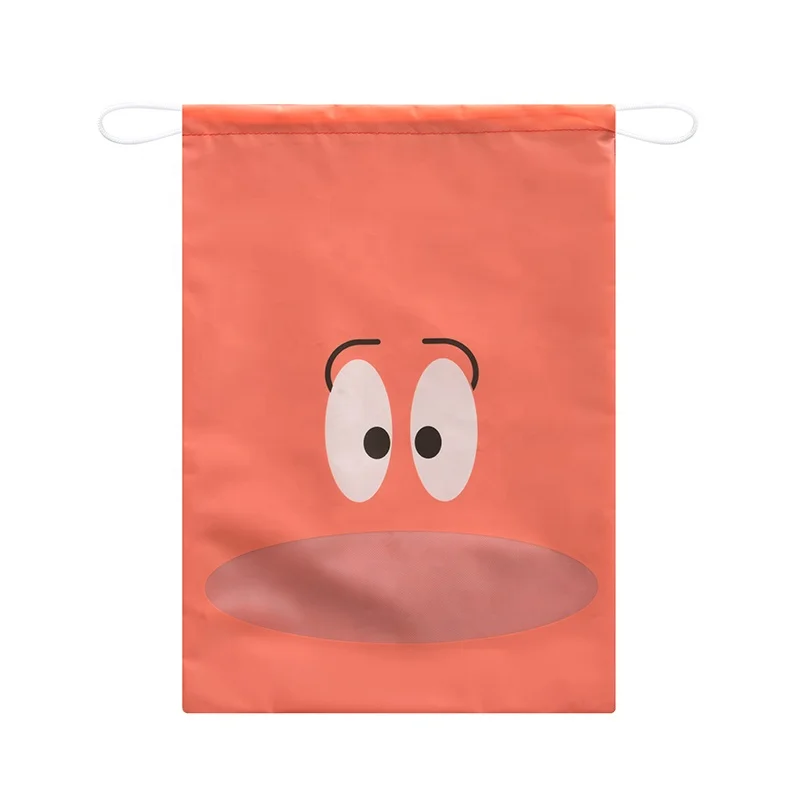 

Non-Woven Storage Package Bag Cartoon StyleTravel Home Waterproof Dustproof Drawstring Bag, 4 colors