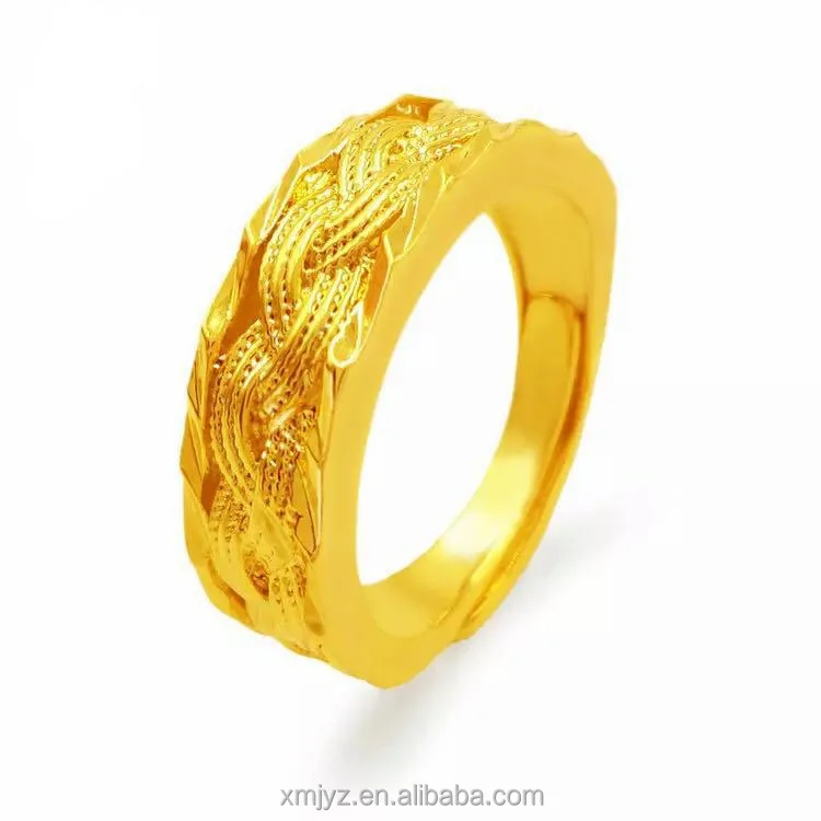 

Brass Gold-Plated Love Cross Ring Electroplated Imitation Gold Jewelry Factory Wholesale Women's Open Mouth Ring Bracelet