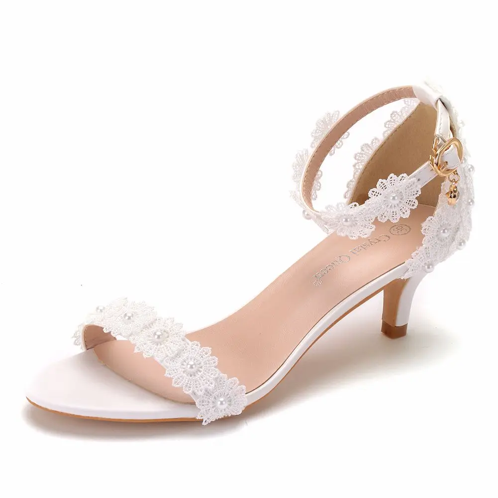

high heel sandals for women and girls wedding party shoes open toe 5cm heel