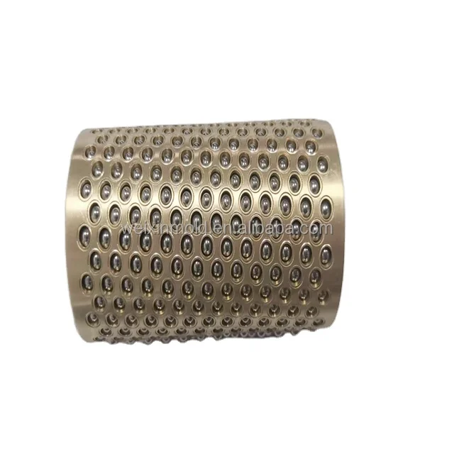 Plastic Injection Molding Guide Post Sets Brass Ball Cage Retainer