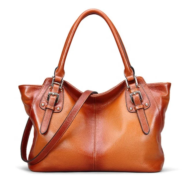 

JUNYUAN 2019 New Tote Fashion Handbag Genuine Leather Bags Women Handbags For Lady, Black,brown ,red