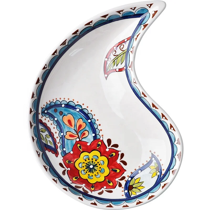 

Porcelain special-shaped underglaze plate dishes & plates from which food is eaten or served