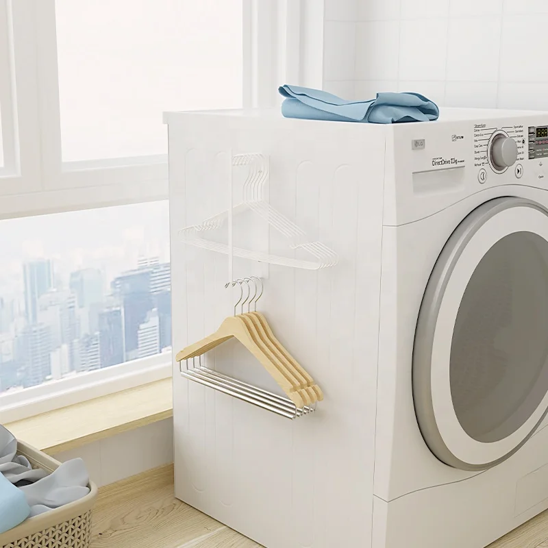 

Home used utility no punching wall-mount Clothes Hanger storage rack